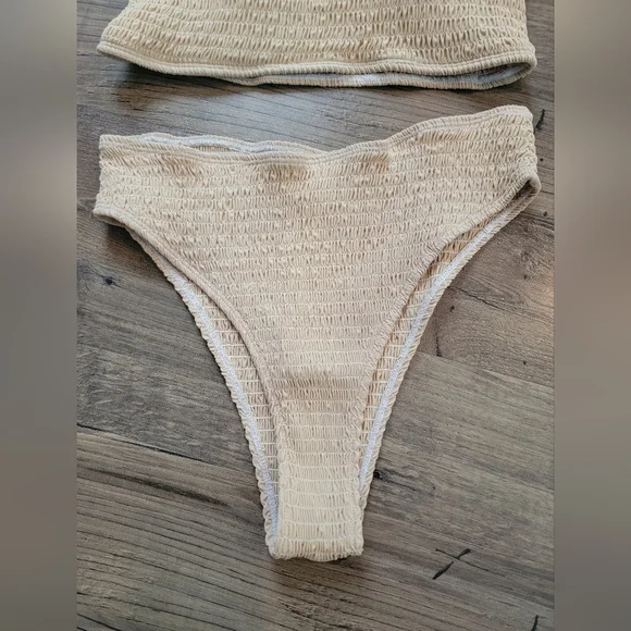 Zaful Ribbed Bikini size medium - Picture 3 of 7